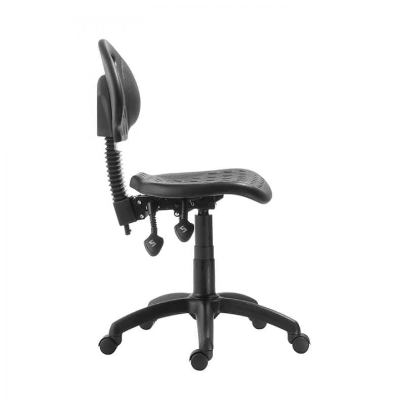 Scaun laborator profesional rotativ, mecanism asincron - Image 2