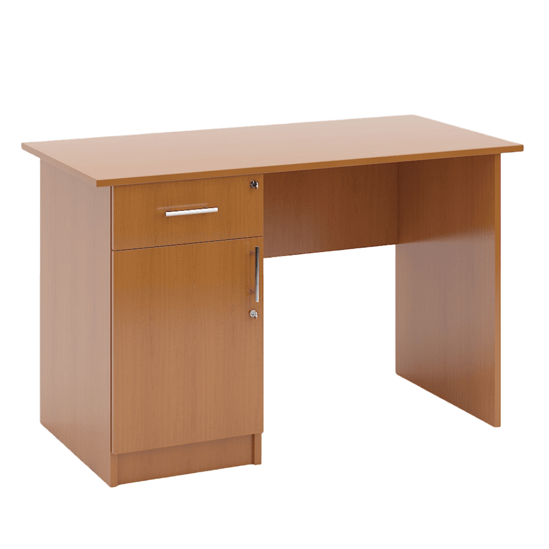 Catedra Profesor cu Corp Lateral Stanga cu sertar si usa 1200x600x760, Culoare cires
