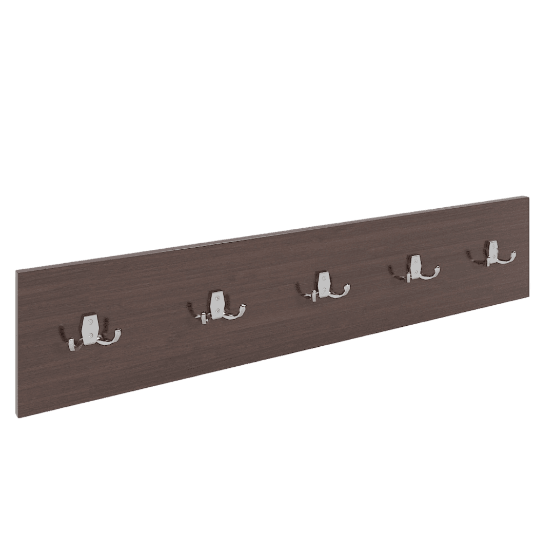 Cuier cu 5 agatatori 1000x18x200, Culoare wenge