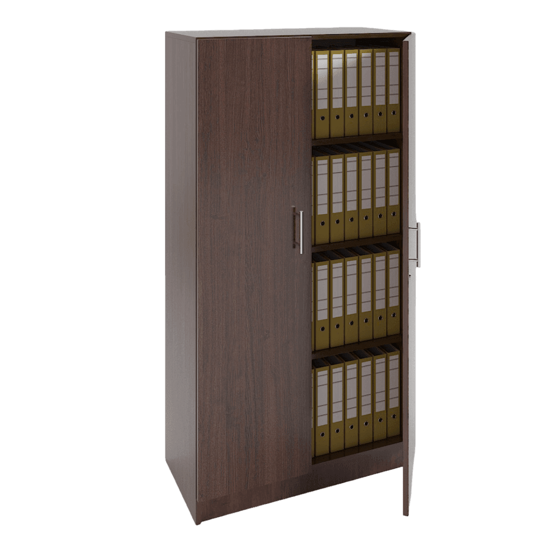 Dulap depozitare, 4 spatii, 800x400x1550, Culoare wenge