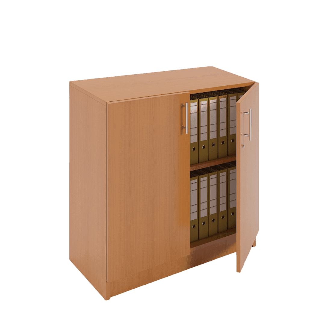 Dulap 2 spatii depozitare 800x380x820, Culoare cires