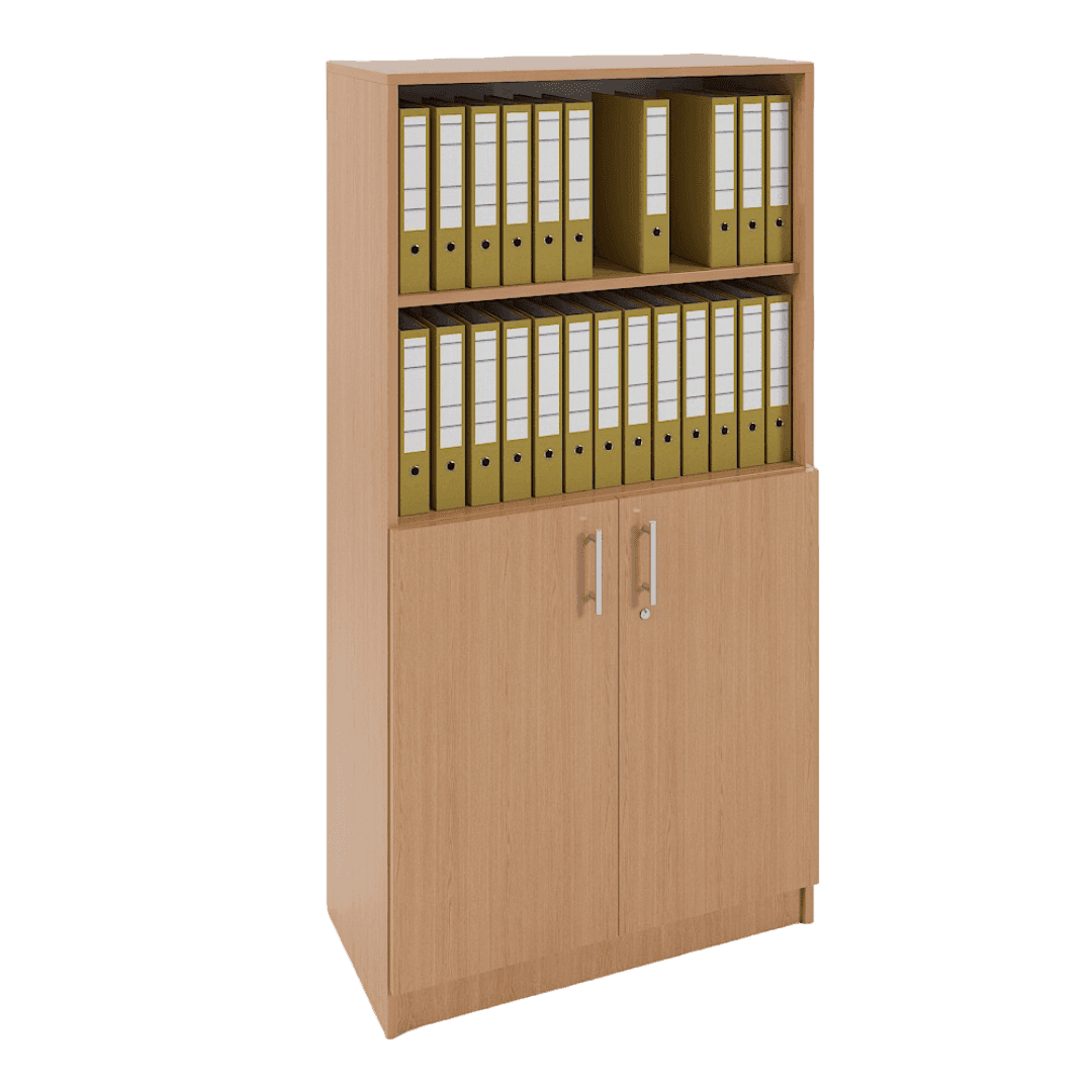 Dulap usa inferioara, 4 spatii depozitare 800x400x1550, Culoare stejar