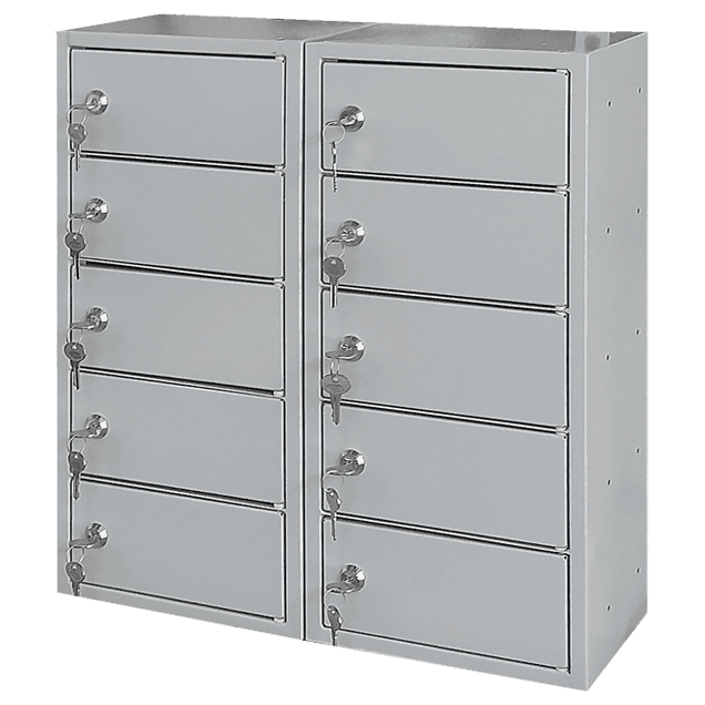 Dulap vestiar mic 10 usi 500x160x540