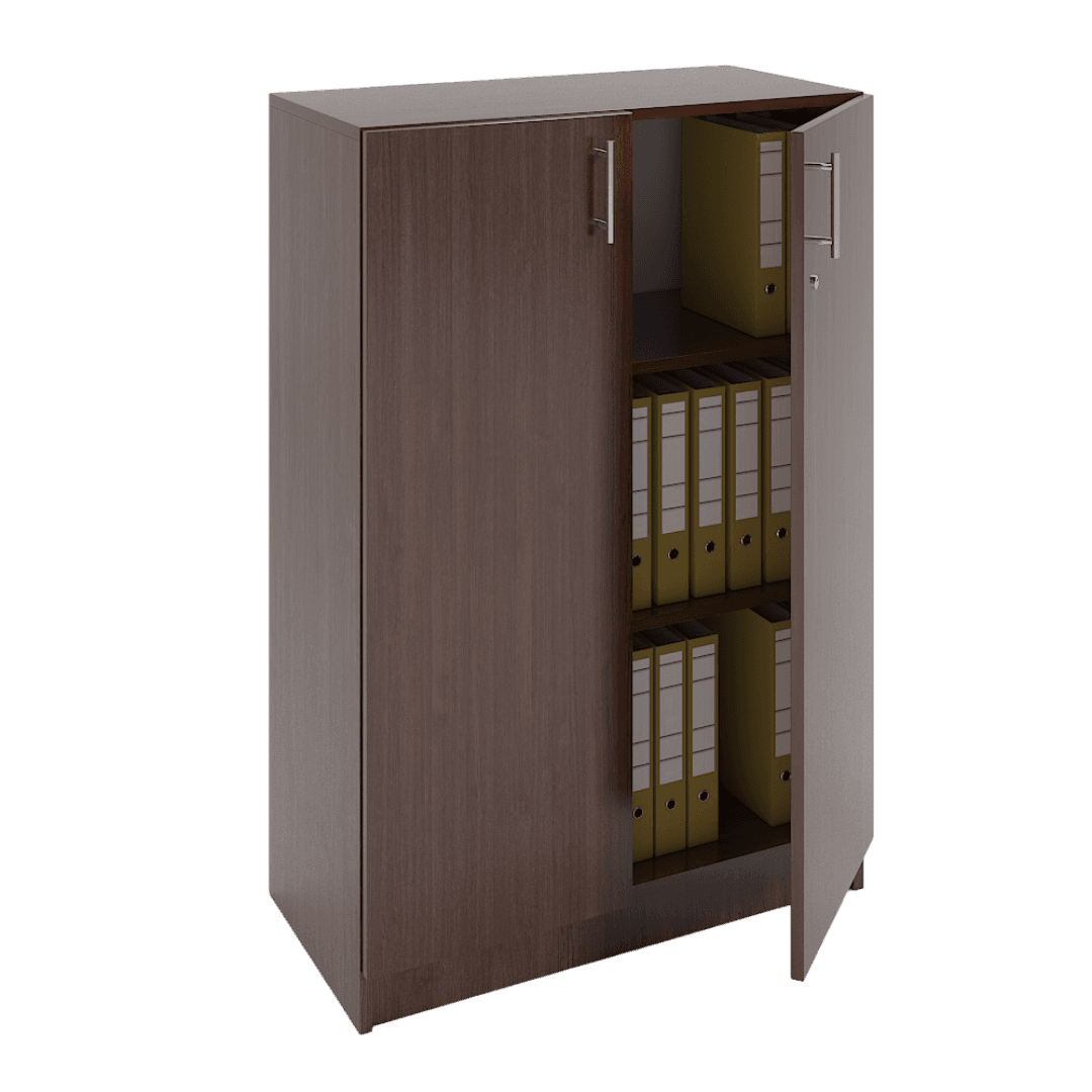 Dulap depozitare, 3 spatii, 800x380x1200, Culoare wenge