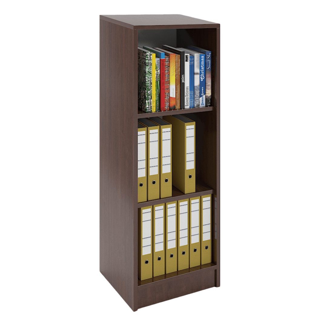 Etajera Birou Ingusta, 3 Spatii Depozitare, 2 Polite, 400x380x1200, Culoare wenge