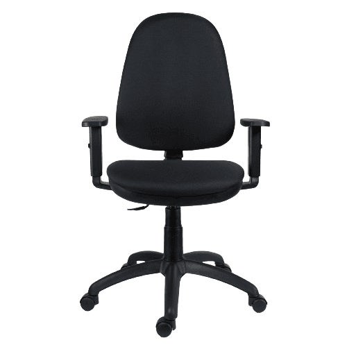 Scaun ergonomic Golf GLX Negru textil Brate reglabile - Image 2