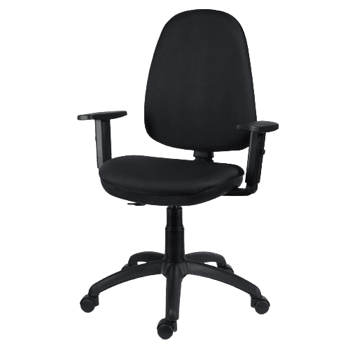 Scaun ergonomic Golf GLX Negru textil Brate reglabile