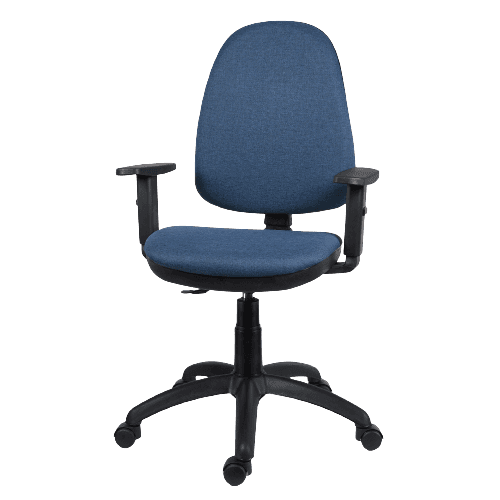 Scaun ergonomic Golf GLX Albastru textil Brate reglabile