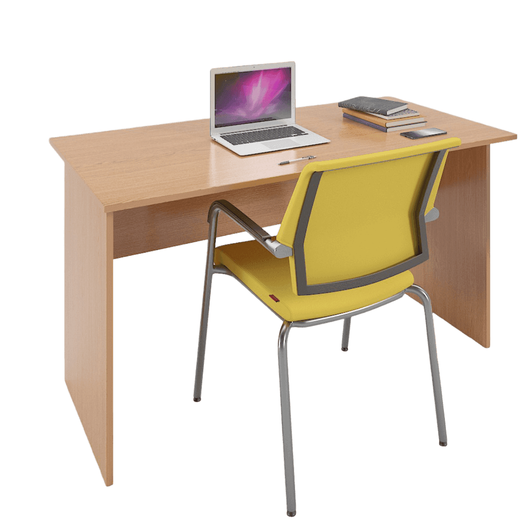 Birou simplu 1400x680x760, Culoare stejar