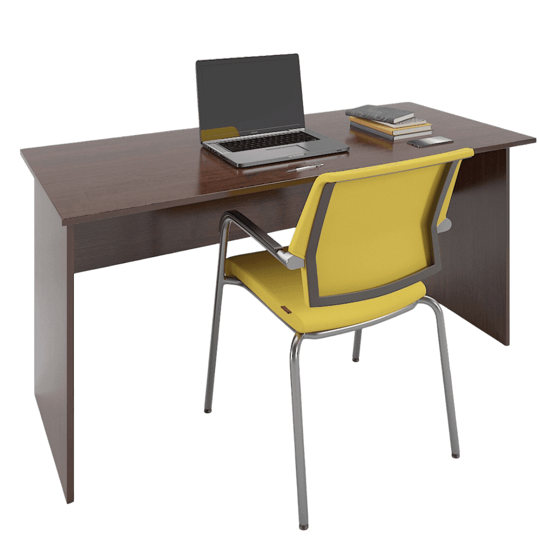 Birou simplu XL 1600x680x760, Culoare wenge