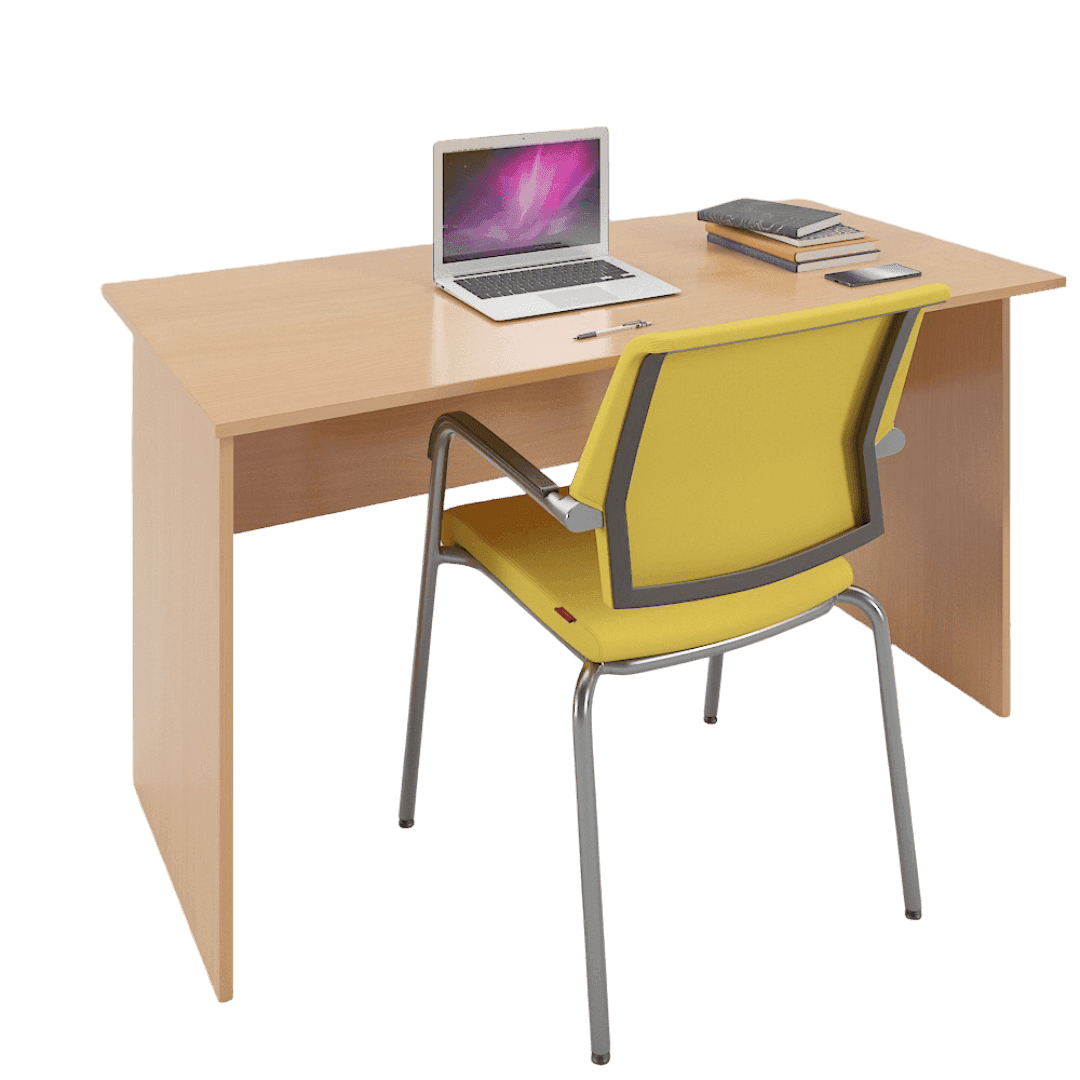 Birou simplu 1400x680x760, Culoare fag 