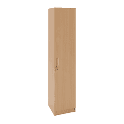 Dulap birou îngust 1 ușă 400x420x1900, Fag - miniatura 1