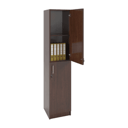 Dulap birou îngust 2 uși 400x420x1900, Wenge - miniatura 2