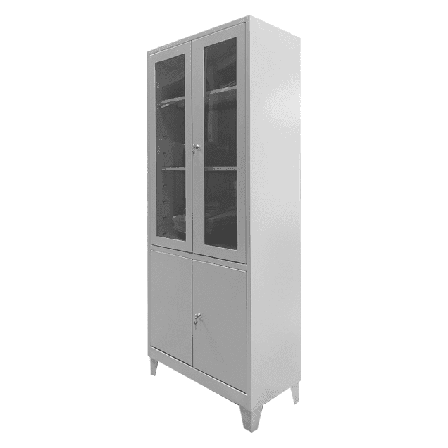 Dulap metalic tip vitrina 4 usi 760x380x1760