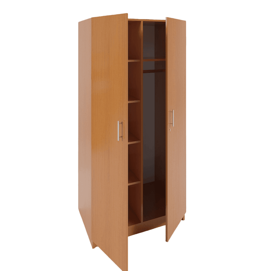 Dulap vestiar mixt 900x570x1900, Culoare cires