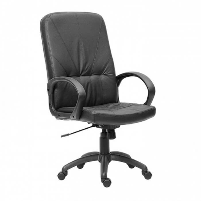 Scaun de birou ergonomic Legend, Negru piele eco - Image 2