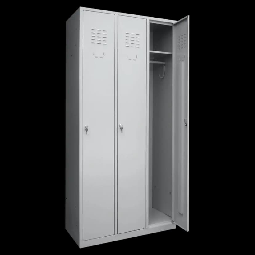 Dulap vestiar metalic 3 usi 890x450x1800 - Main View