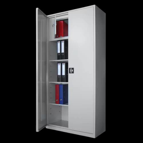 Dulap metalic tip fiset cu caseta și 3 polite 900x400x1800