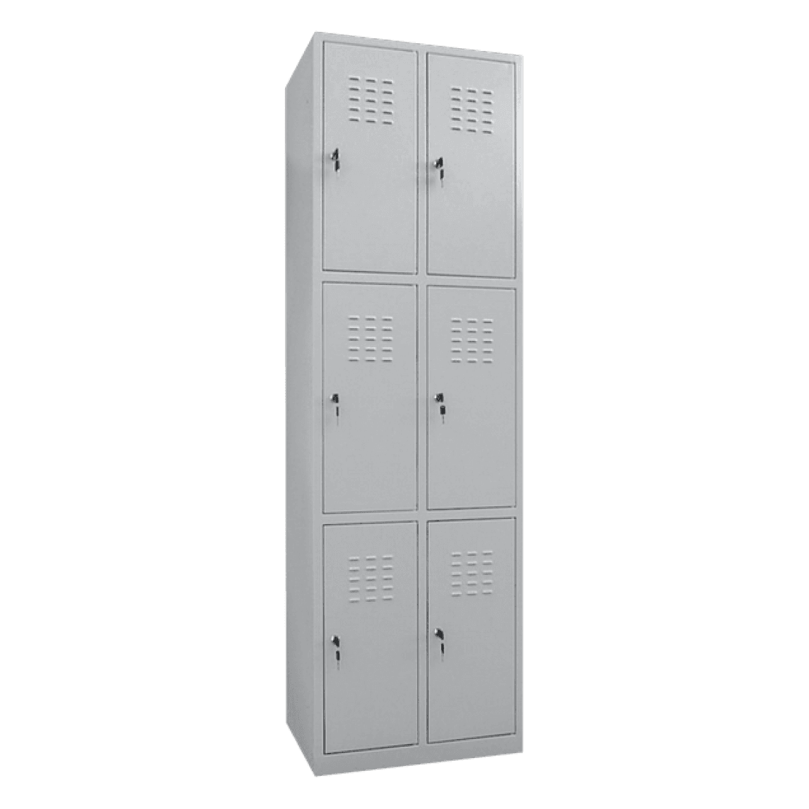 Dulap vestiar metalic 6 usi mici 600x450x1800