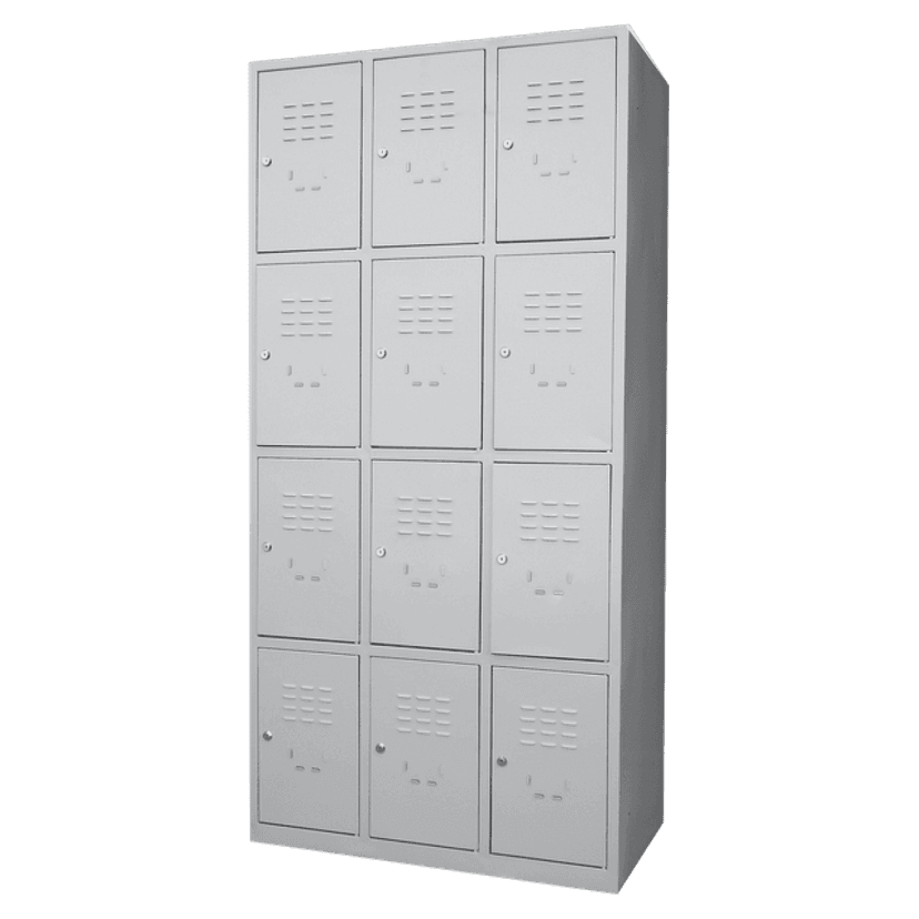 Dulap vestiar metalic 12 usi mici 890x450x1800 - Main View