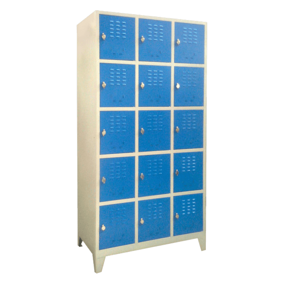 Dulap vestiar metalic 15 usi mici 910x500x1800 - imaginea 2