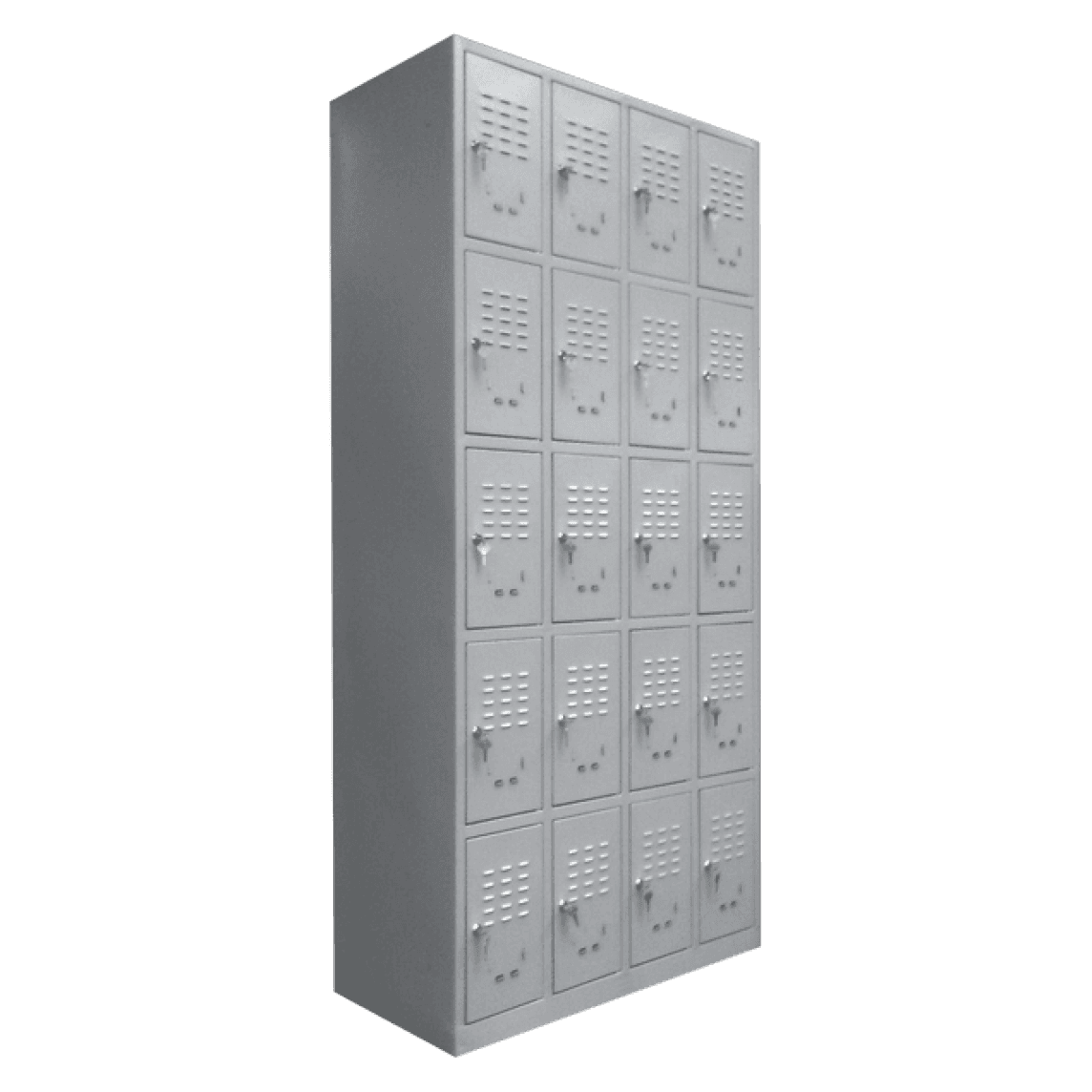 Dulap vestiar metalic 20 usi mici 1175x500x1800