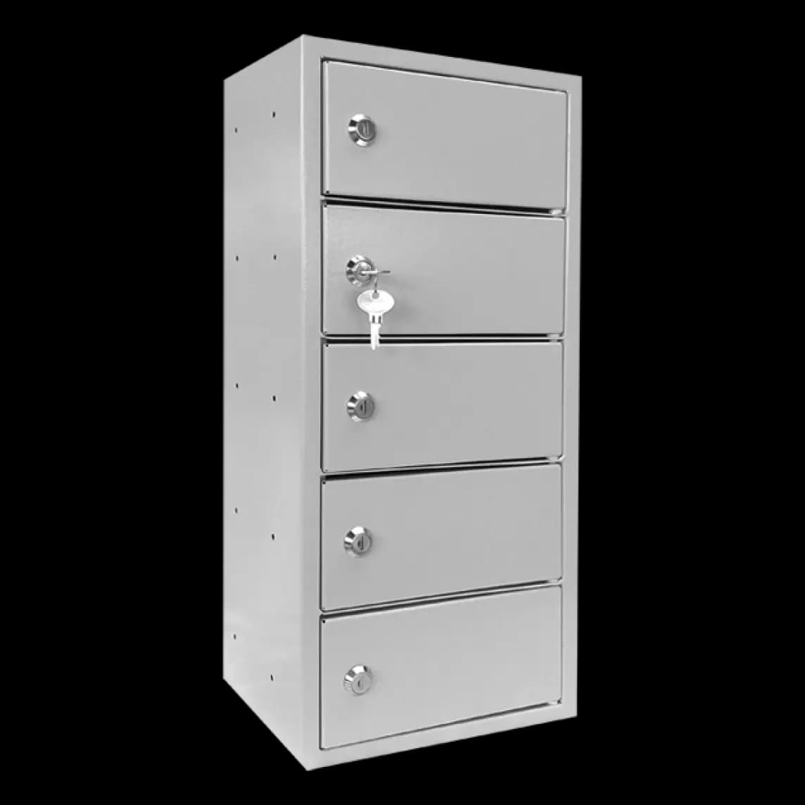 Dulap vestiar 5 usi mici 250x160x540