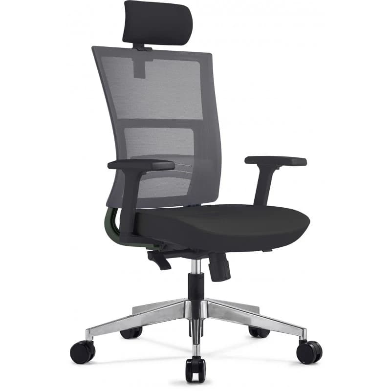 Scaun ergonomic rotativ Next executive Negru mesh
