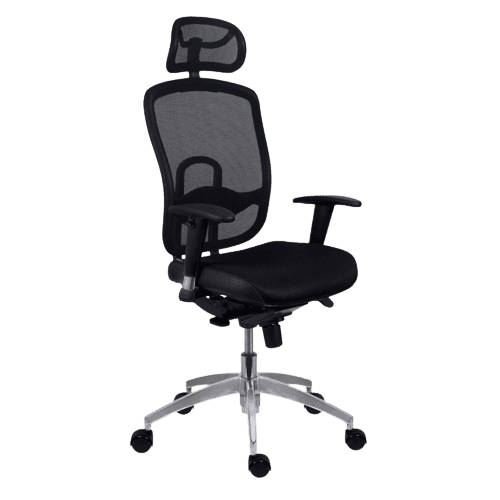 Scaun birou Oklahoma PDH, mesh, Negru