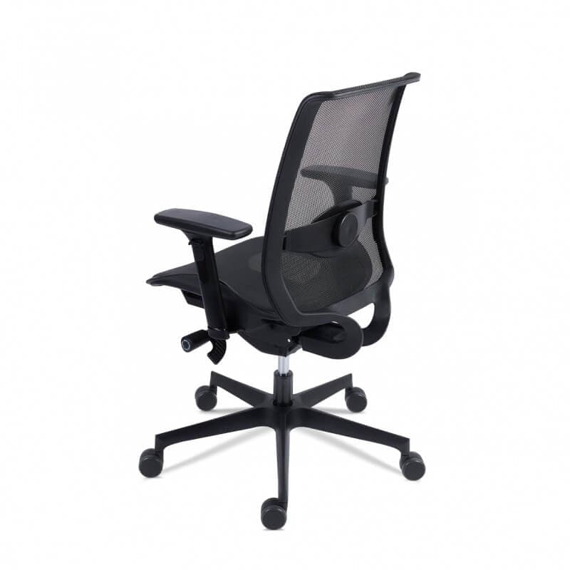 Scaun ergonomic rotativ Gravity Negru mesh - Image 3