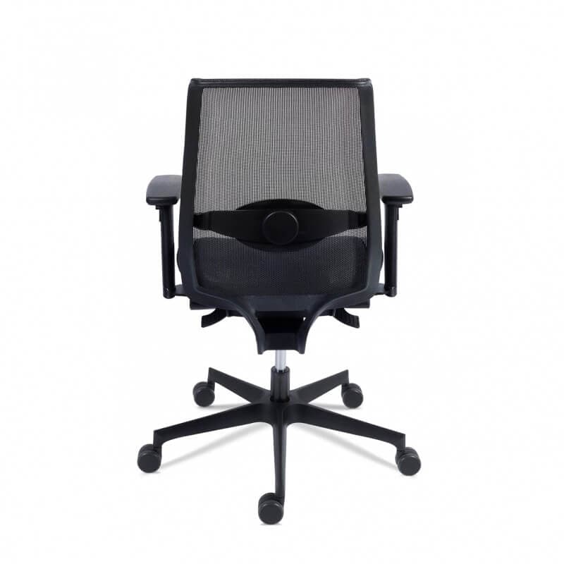 Scaun ergonomic rotativ Gravity Negru mesh - Image 4