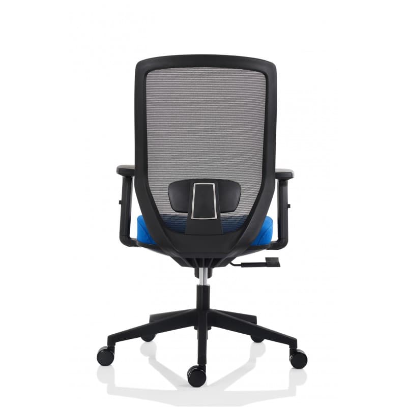 Scaun ergonomic rotativ Zen textil si mesh cu brate - Image 4