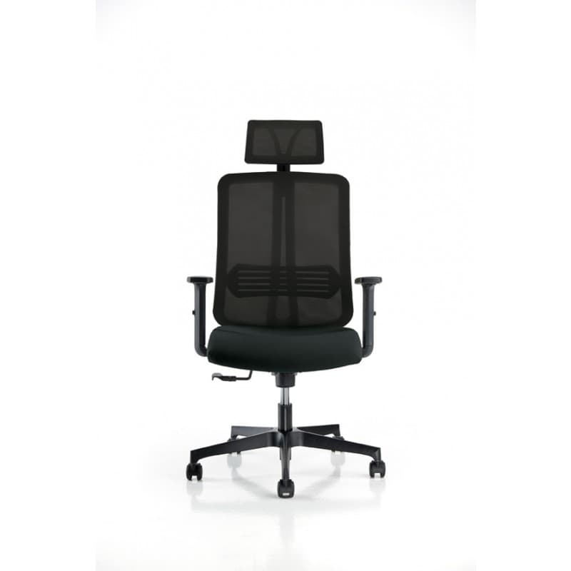 Scaun ergonomic rotativ Vertigo textil si mesh cu brate - imaginea 2