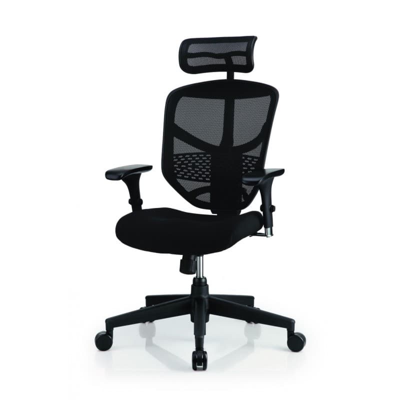 Scaun ergonomic Enjoy basic PDH, Mesh Negru - Image 3