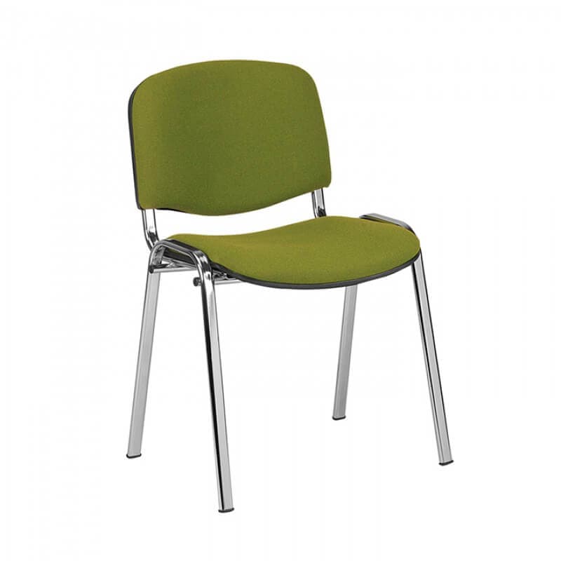 Scaun vizitator/conferinta Taurus tapitat textil, cromat