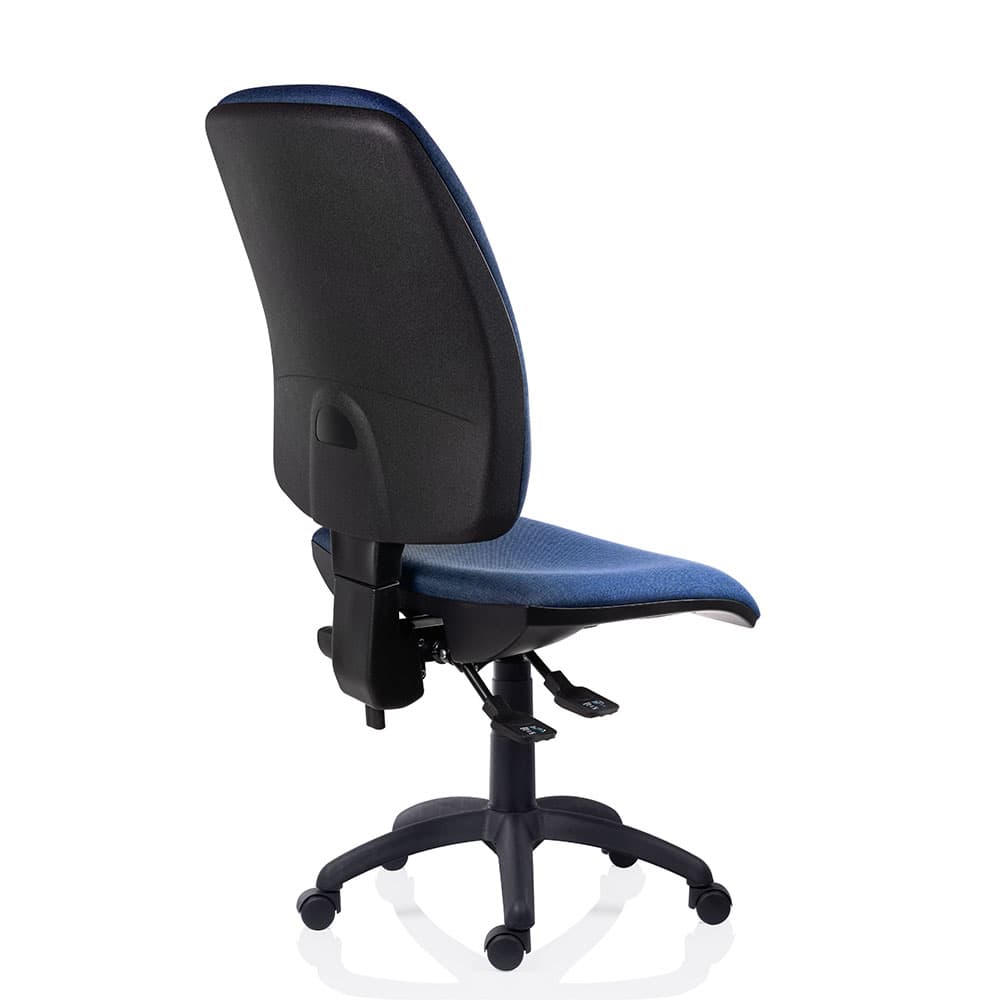 Scaun ergonomic rotativ 1500 Asyn Albastru textil - imaginea 3