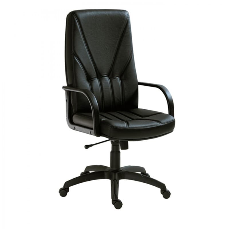 Scaun directorial 5500 Negru, Piele eco