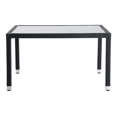 Masa Aluminiu si Imitatie Ratan 130 x 90