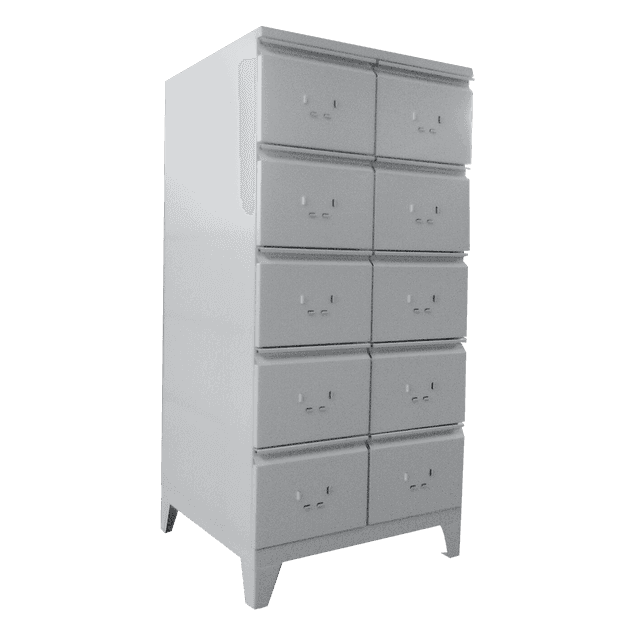 Clasificator metalic cu 2x5 sertare 690x650x1417