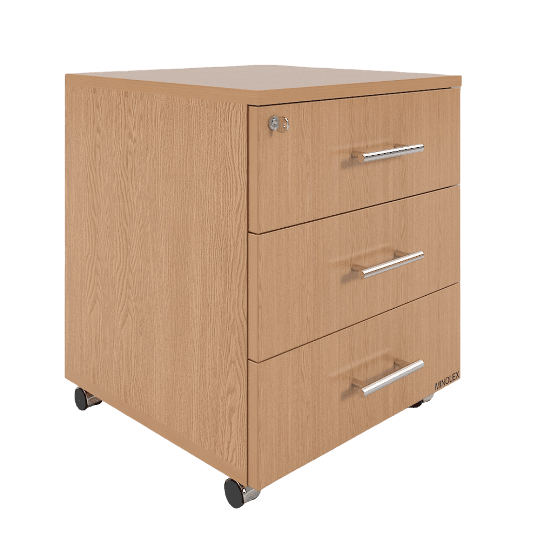 Comoda mobila cu 3 sertare 450x470x620, Culoare stejar 740