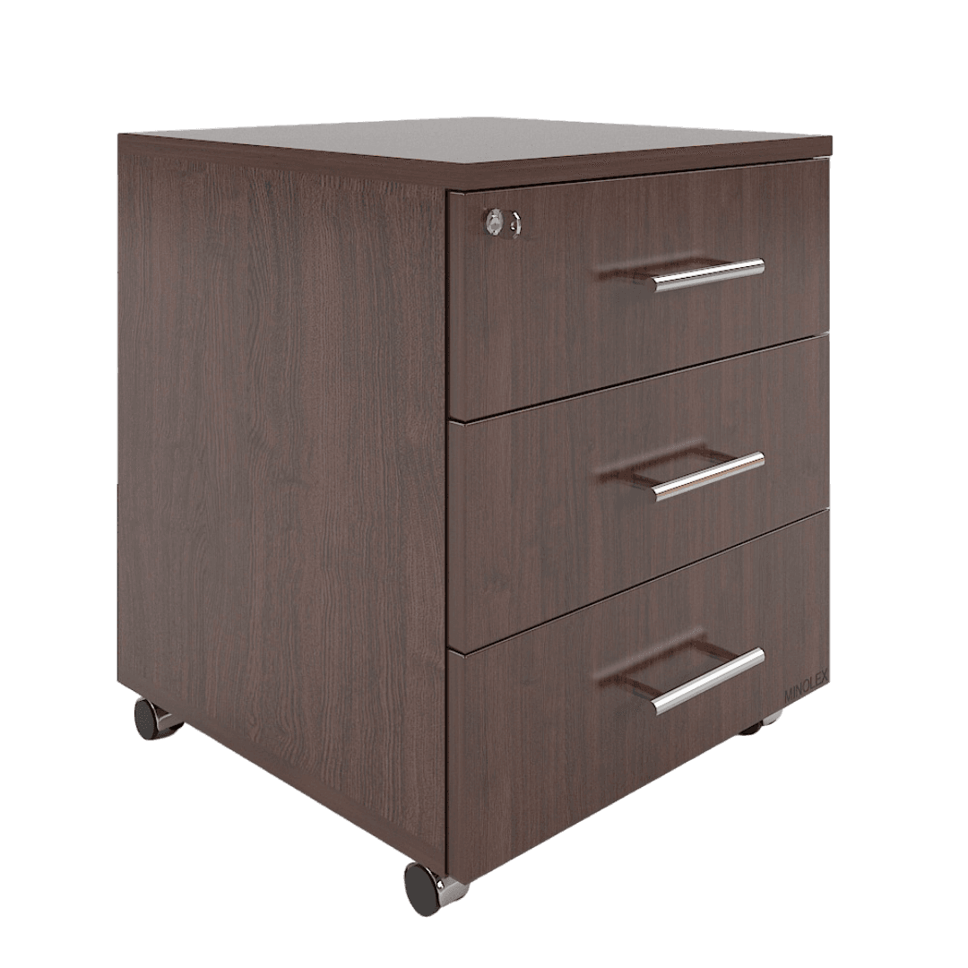Comoda mobila cu 3 sertare 450x470x620, Culoare wenge