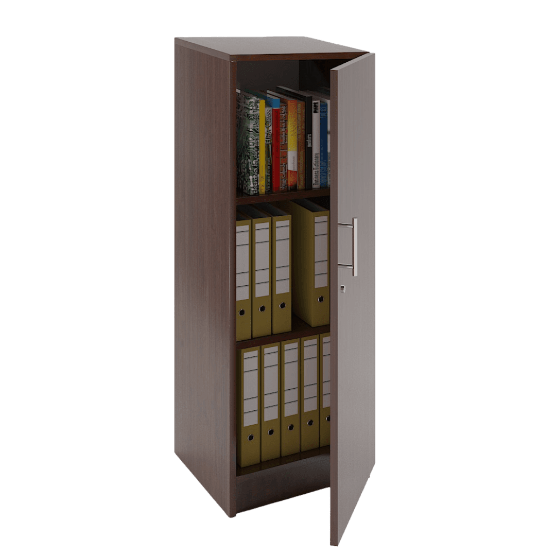 Dulap birou ingust cu 3 compartimente 400x380x1200, Culoare wenge