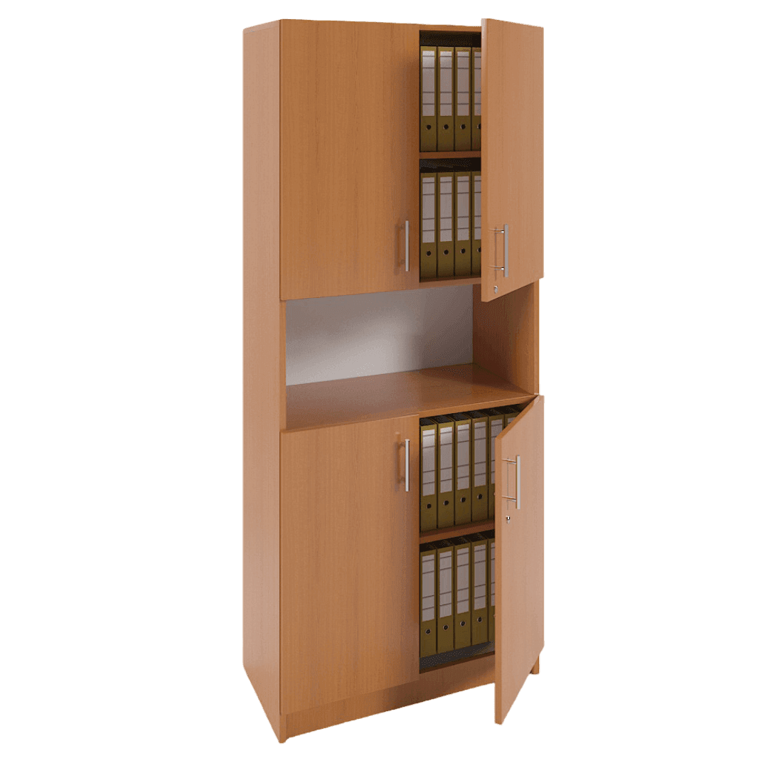 Dulap 4 usi 800x400x1900, Culoare cires