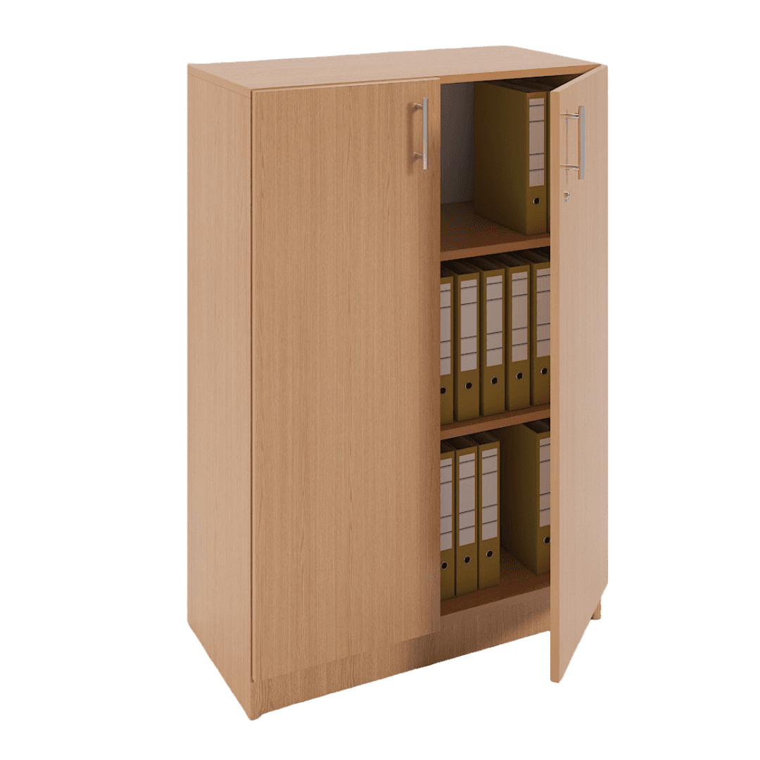 Dulap depozitare, 3 spatii, 800x380x1200, Culoare stejar