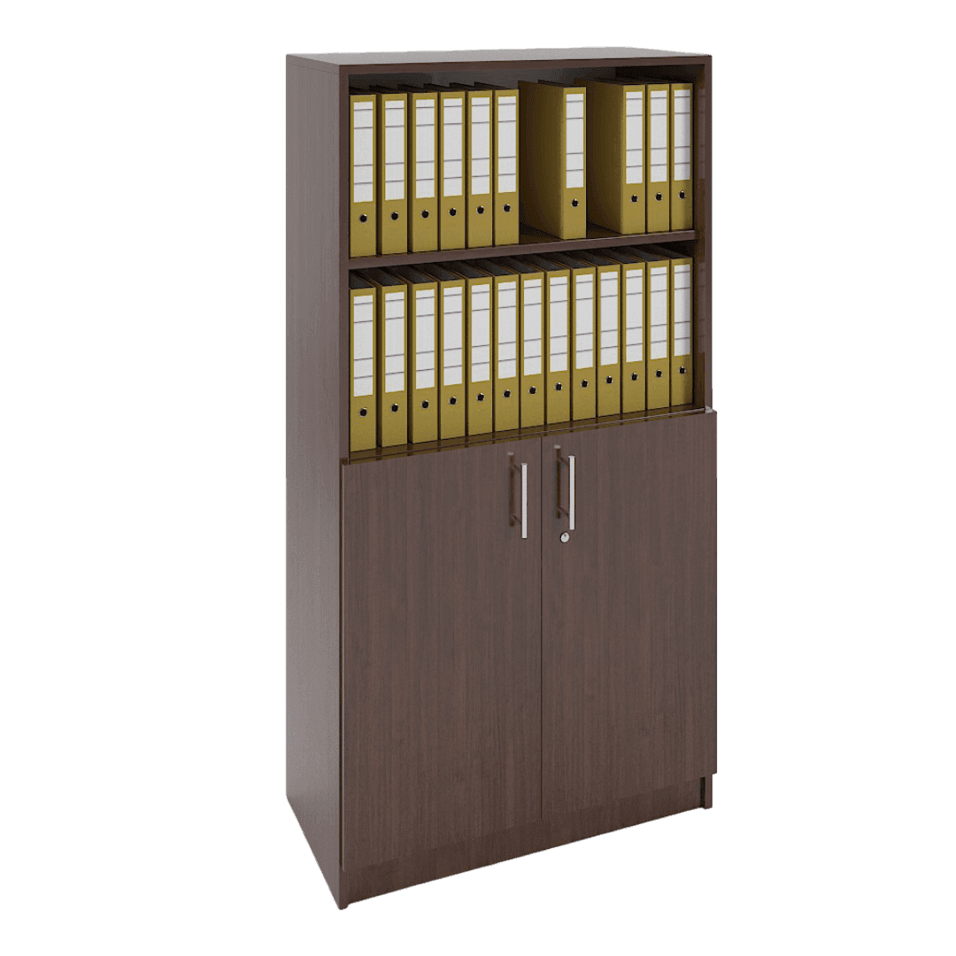 Dulap usa inferioara, 4 spatii depozitare 800x400x1550, Culoare wenge