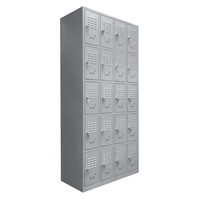 Dulap vestiar metalic 20 usi mici 1175x500x1800