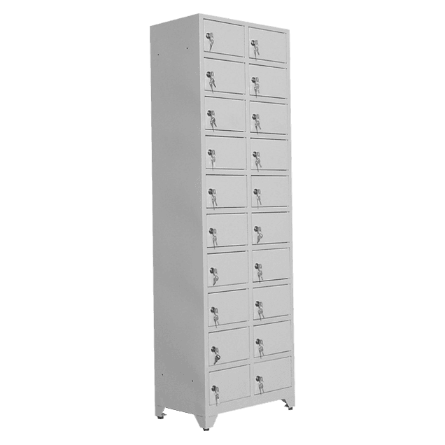 Dulap vestiar metalic 20 usi mici 600x360x1850