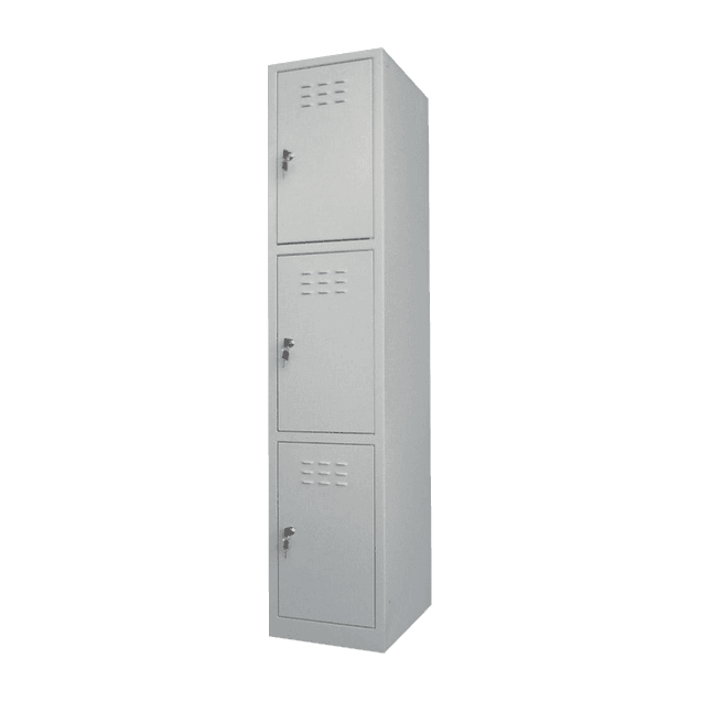 Dulap vestiar metalic 3 usi mici 312x450x1500