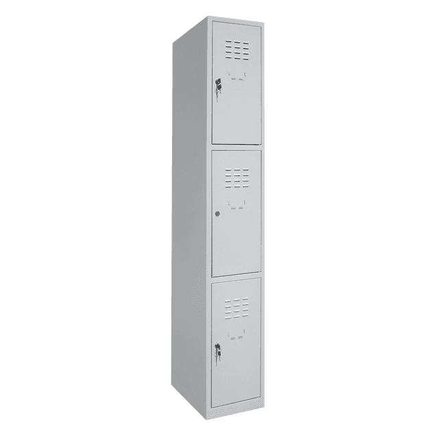 Dulap vestiar metalic 3 usi mici 312x450x1800