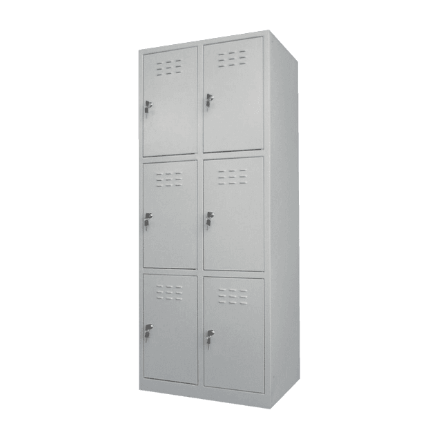 Dulap vestiar metalic 6 usi mici 600x450x1500